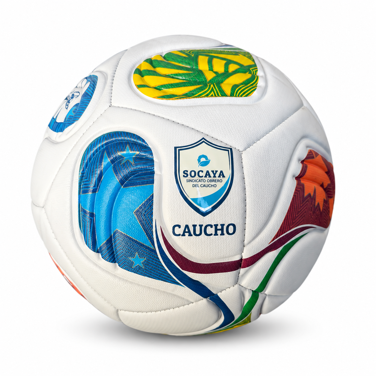Pelota personalizada con escudo SOCAYA Caucho